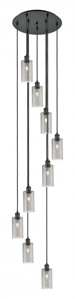 Crown Point - 9 Light - 19 inch - Matte Black - Multi Pendant