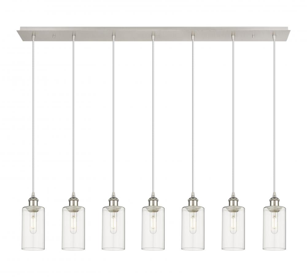 Crown Point - 7 Light - 49 inch - Polished Nickel - Linear Pendant