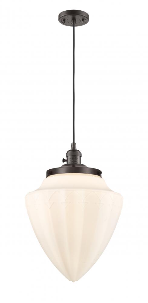 Bridgeton - 1 Light - 16 inch - Oil Rubbed Bronze - Cord hung - Mini Pendant