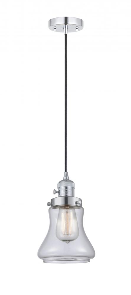Bellmont - 1 Light - 6 inch - Polished Chrome - Cord hung - Mini Pendant