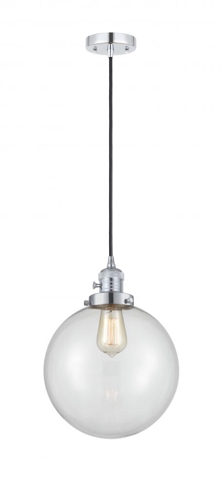 Beacon - 1 Light - 10 inch - Polished Chrome - Cord hung - Mini Pendant