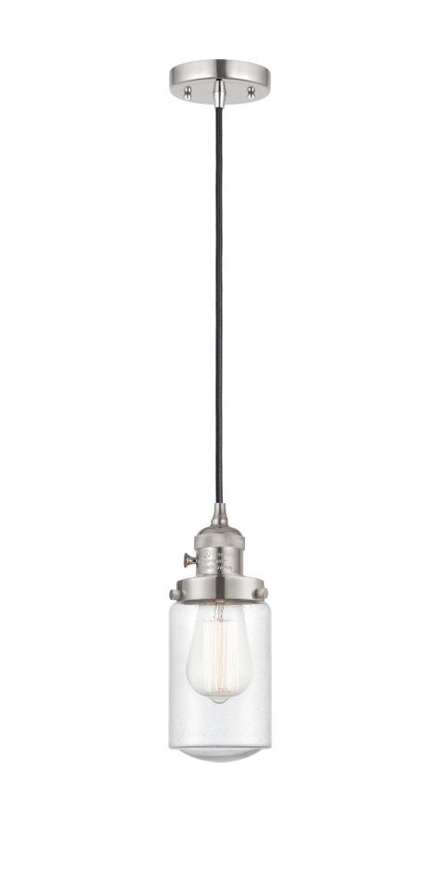 Dover - 1 Light - 5 inch - Polished Nickel - Cord hung - Mini Pendant