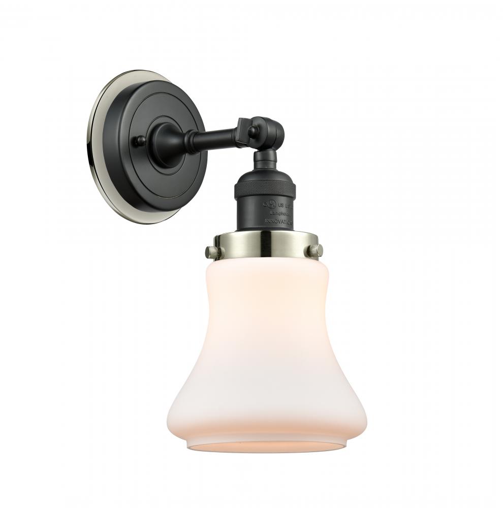 Bellmont - 1 Light - 7 inch - Matte Black - Sconce