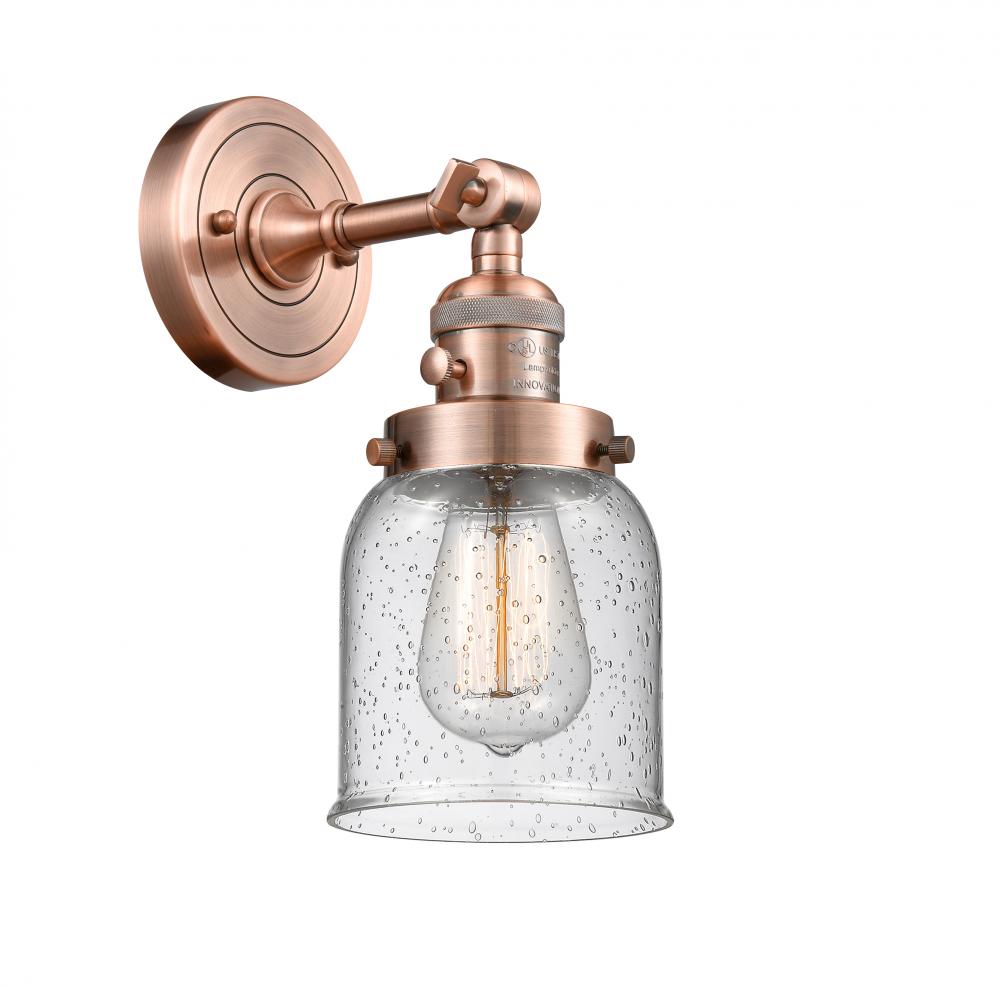 Bell - 1 Light - 5 inch - Antique Copper - Adjustable Sconce
