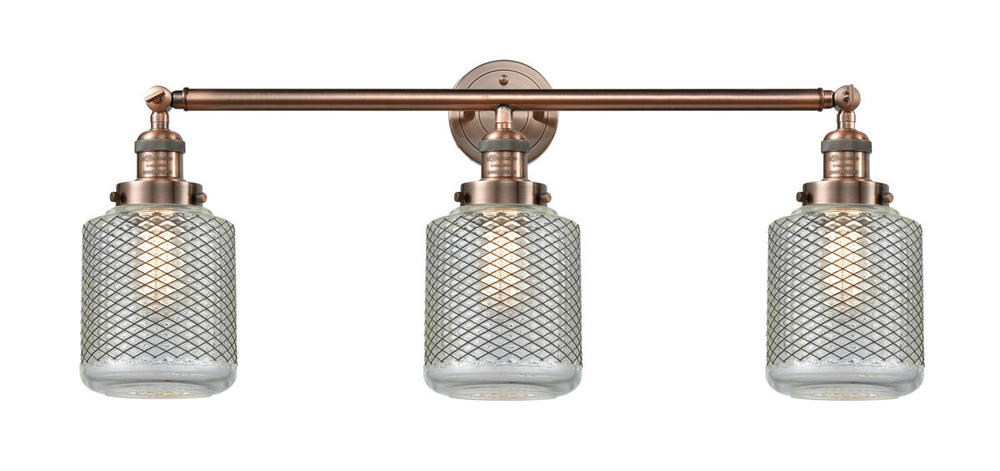 Stanton - 3 Light - 32 inch - Antique Copper - Bath Vanity Light