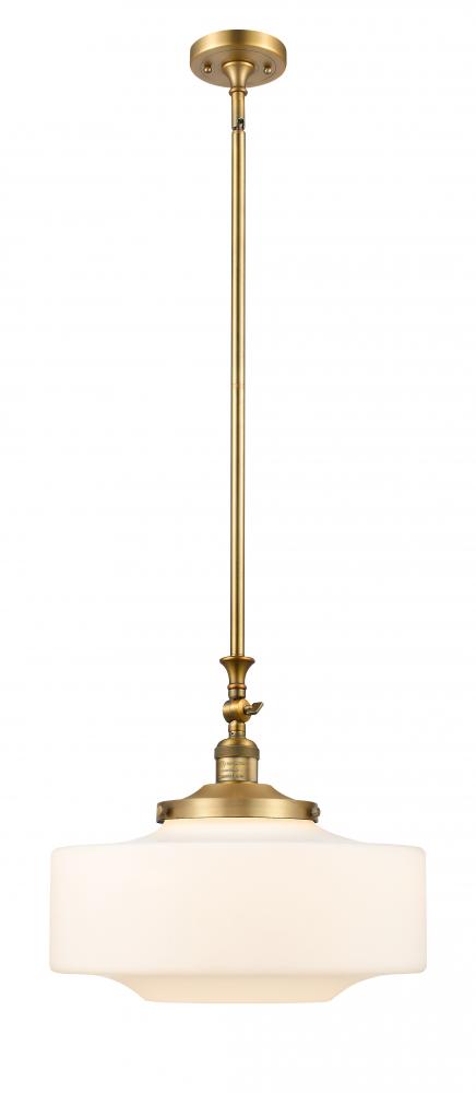 Bridgeton - 1 Light - 16 inch - Brushed Brass - Stem Hung - Mini Pendant