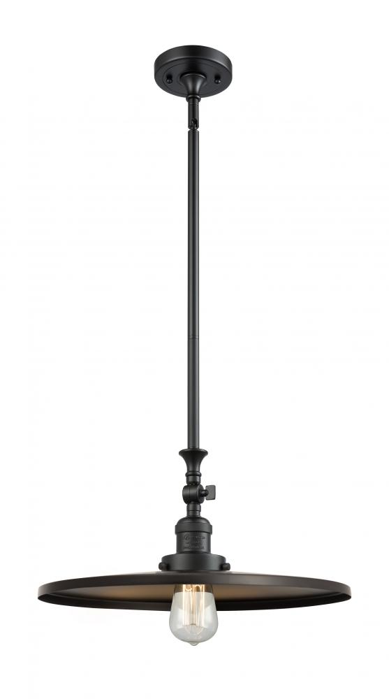 Appalachian - 1 Light - 16 inch - Matte Black - Stem Hung - Mini Pendant