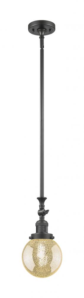 Beacon - 1 Light - 6 inch - Oil Rubbed Bronze - Stem Hung - Adjustable Mini Pendant