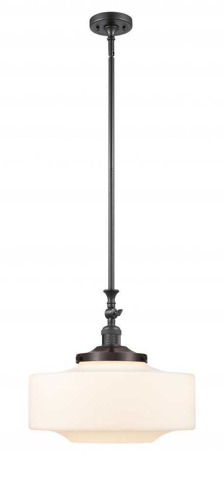 Bridgeton - 1 Light - 16 inch - Oil Rubbed Bronze - Stem Hung - Mini Pendant