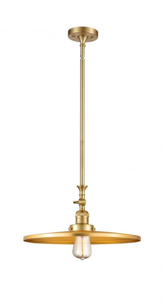 Appalachian - 1 Light - 16 inch - Satin Gold - Stem Hung - Mini Pendant