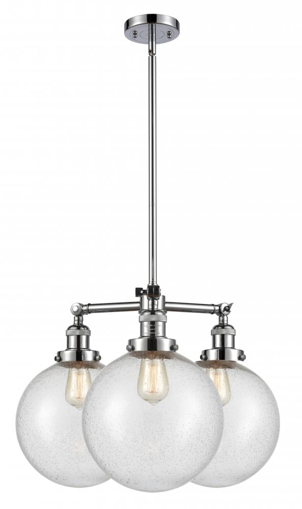 Beacon - 3 Light - 24 inch - Polished Chrome - Stem Hung - Chandelier