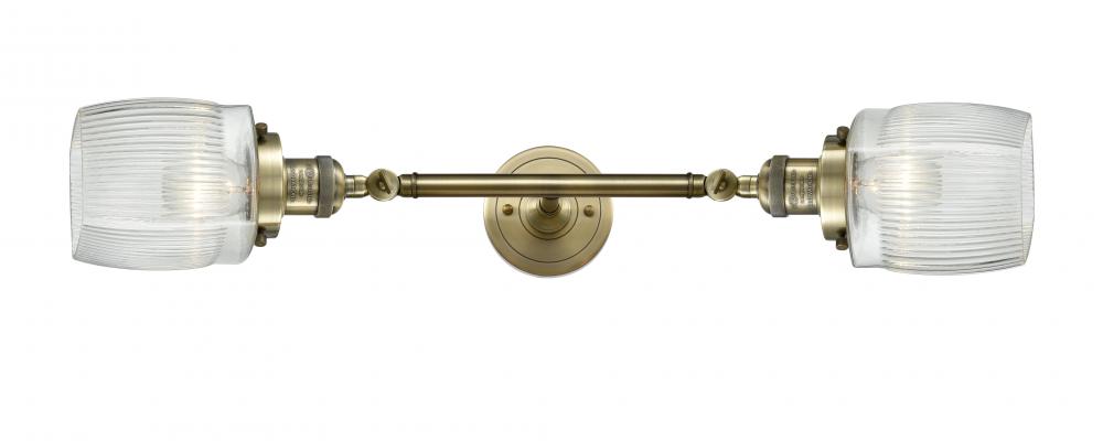 Colton - 2 Light - 6 inch - Polished Nickel - Adjustable Bath Vanity Light