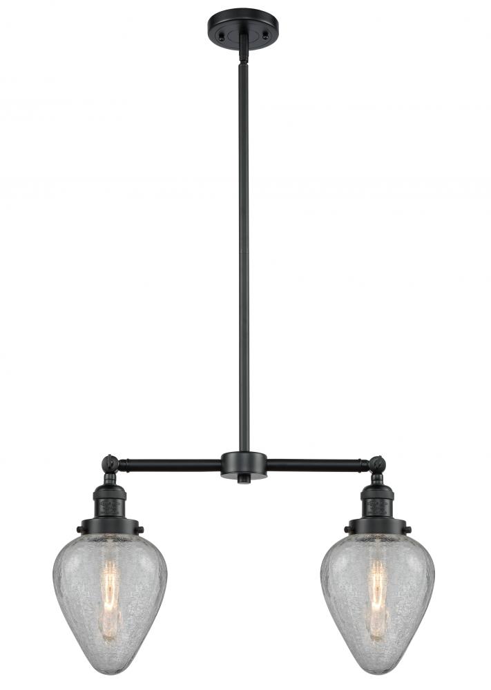 Geneseo - 2 Light - 21 inch - Oil Rubbed Bronze - Stem Hung - Adjustable Island Light