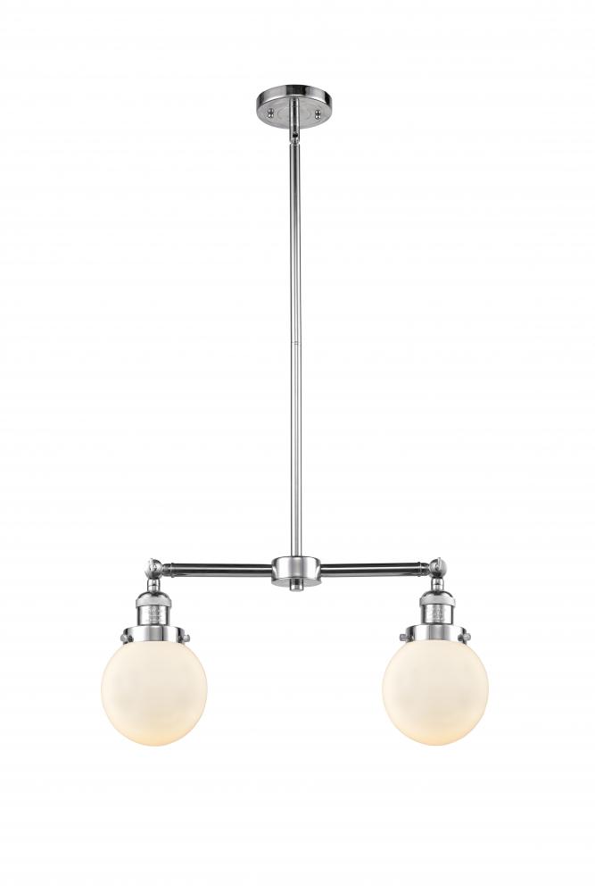 Beacon - 2 Light - 23 inch - Polished Chrome - Stem Hung - Adjustable Island Light