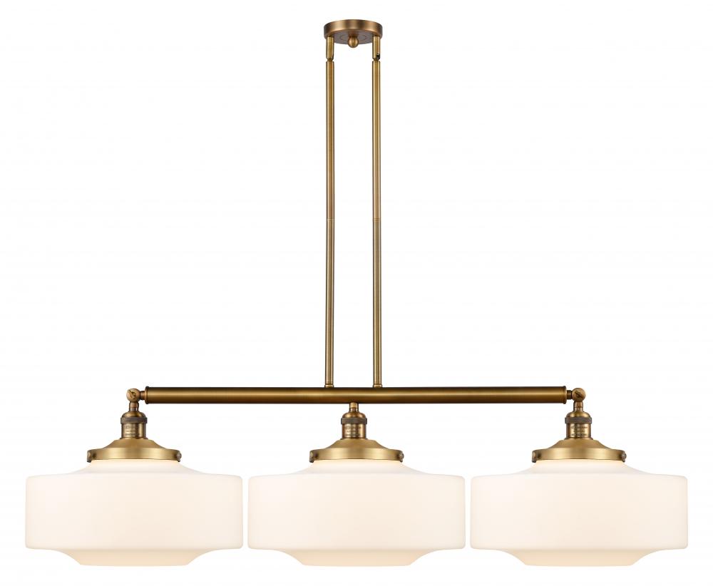 Bridgeton - 3 Light - 50 inch - Polished Nickel - Stem Hung - Island Light