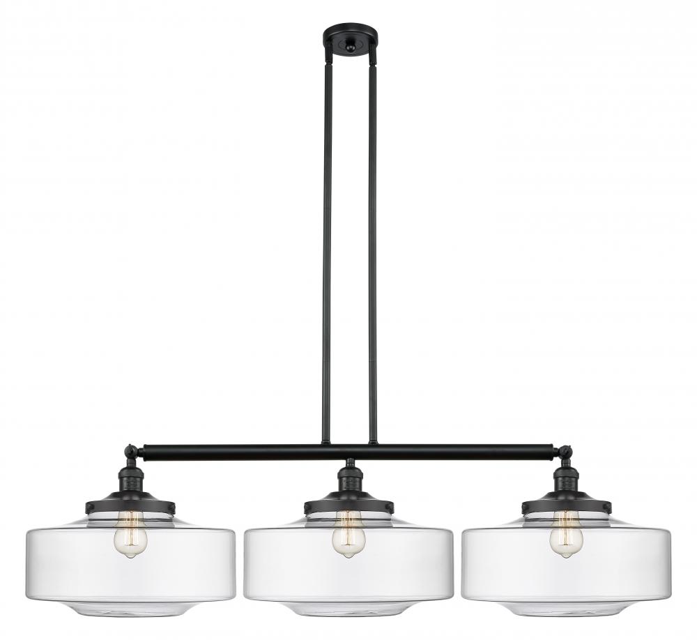 Bridgeton - 3 Light - 50 inch - Matte Black - Stem Hung - Island Light