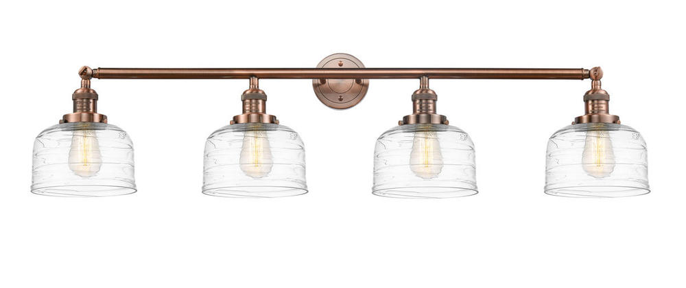 Bell - 4 Light - 44 inch - Antique Copper - Bath Vanity Light