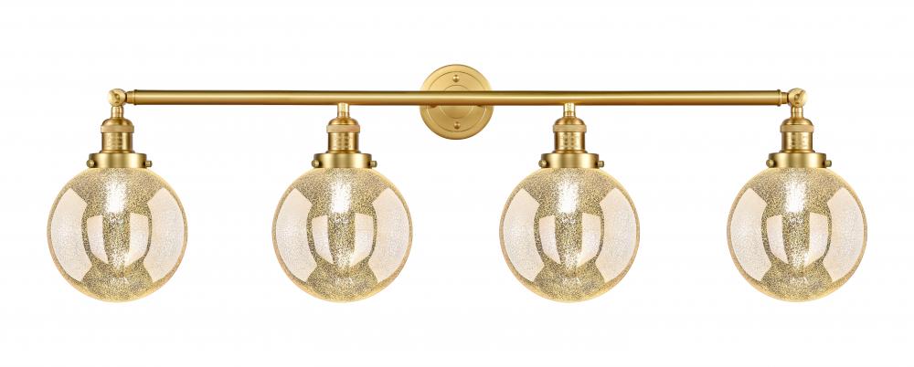 Beacon - 4 Light - 44 inch - Satin Gold - Adjustable Bath Vanity Light