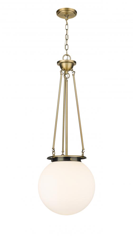 Beacon - 1 Light - 14 inch - Brushed Brass - Chain Hung - Pendant