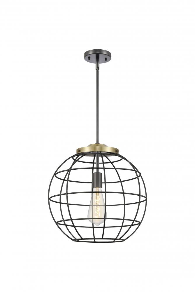 Lake Placid - 1 Light - 16 inch - Black Antique Brass - Multi Pendant