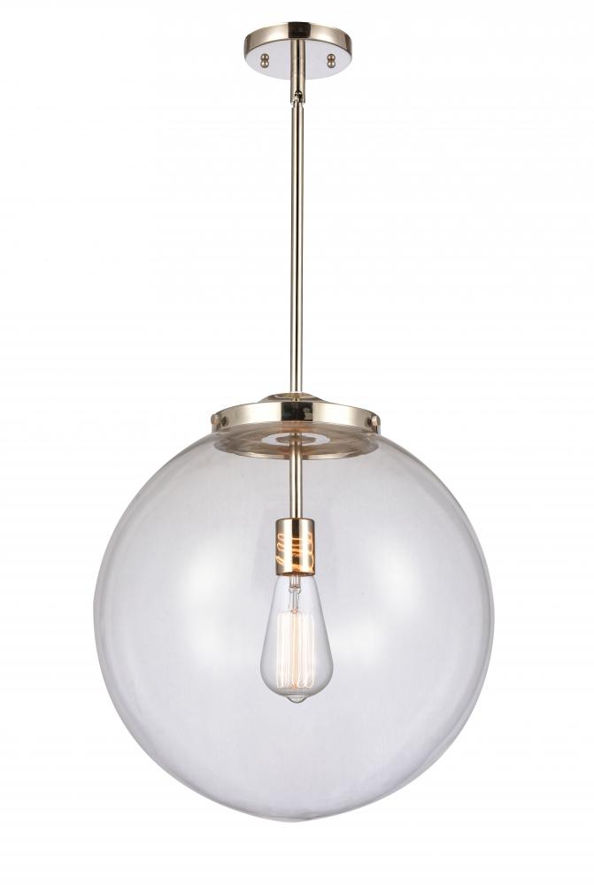 Beacon - 1 Light - 16 inch - Polished Nickel - Stem Hung - Pendant