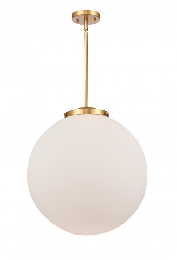 Beacon - 1 Light - 18 inch - Satin Gold - Stem Hung - Pendant