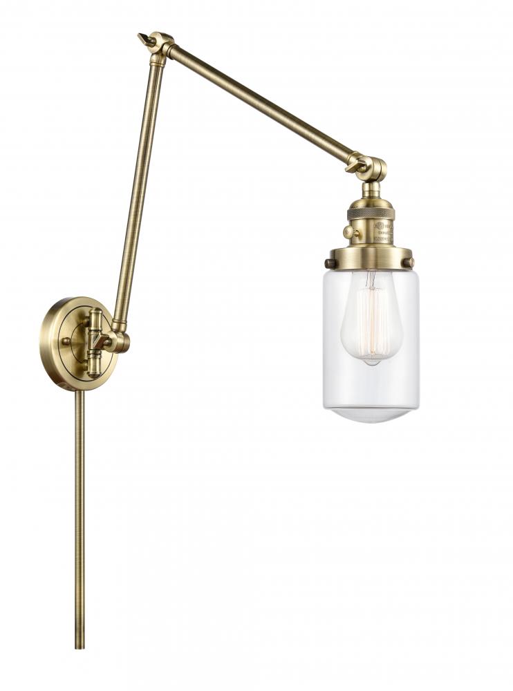 Dover - 1 Light - 5 inch - Antique Brass - Swing Arm