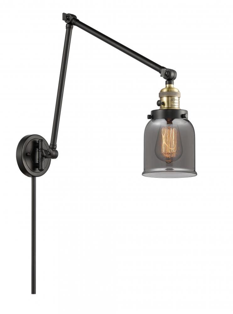 Bell - 1 Light - 8 inch - Black Antique Brass - Swing Arm