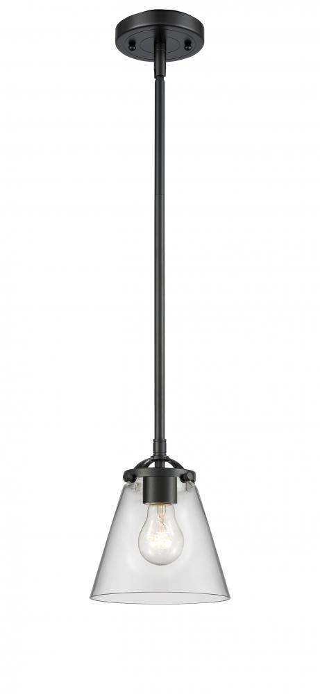 Cone - 1 Light - 6 inch - Oil Rubbed Bronze - Cord hung - Mini Pendant