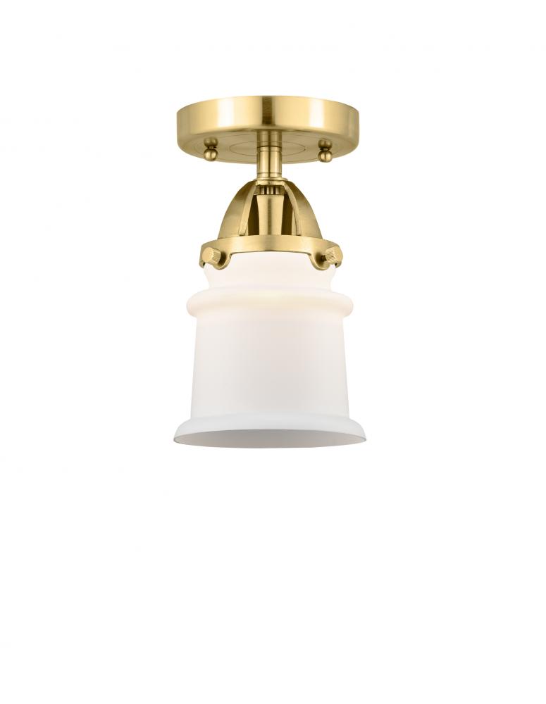 Canton - 1 Light - 5 inch - Satin Gold - Semi-Flush Mount