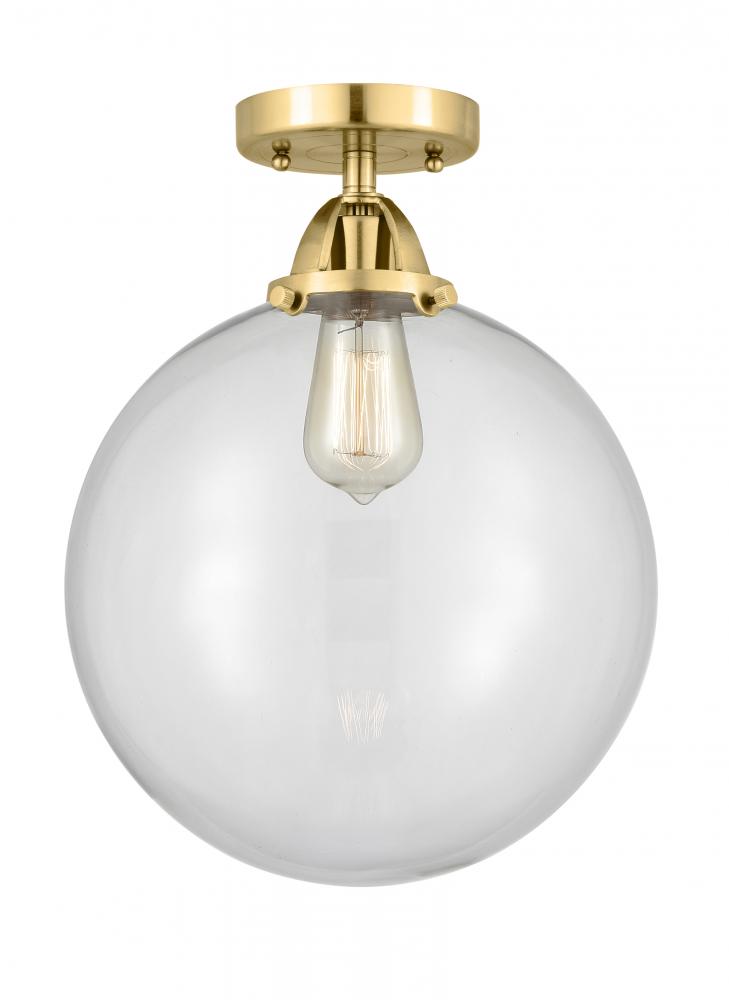 Beacon - 1 Light - 12 inch - Satin Gold - Semi-Flush Mount
