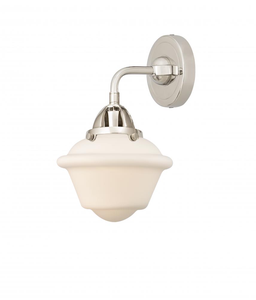 Oxford - 1 Light - 8 inch - Polished Nickel - Sconce