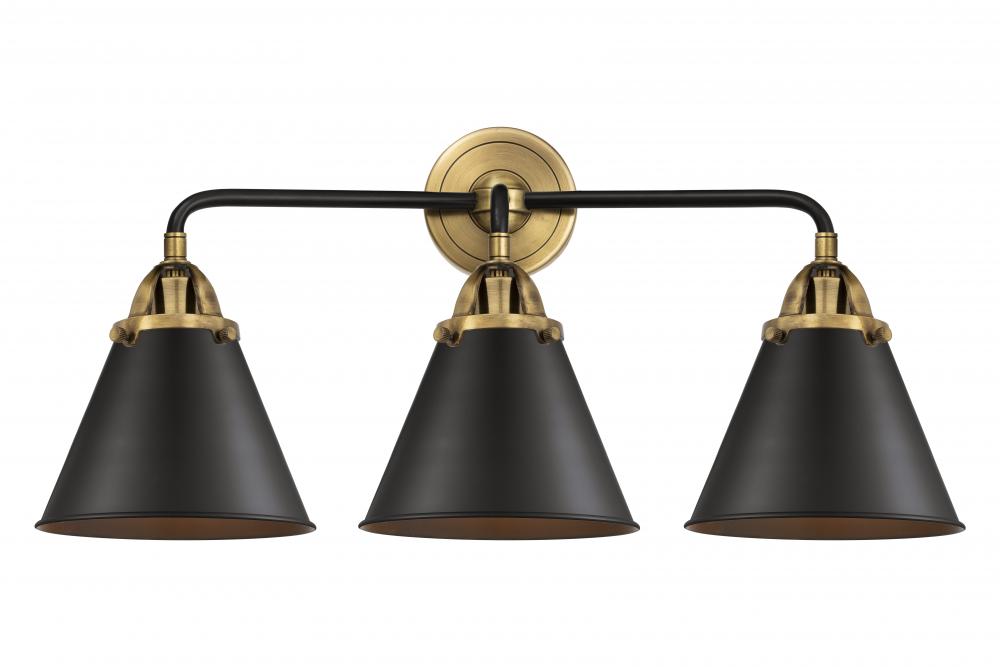 Appalachian - 3 Light - 26 inch - Black Antique Brass - Bath Vanity Light