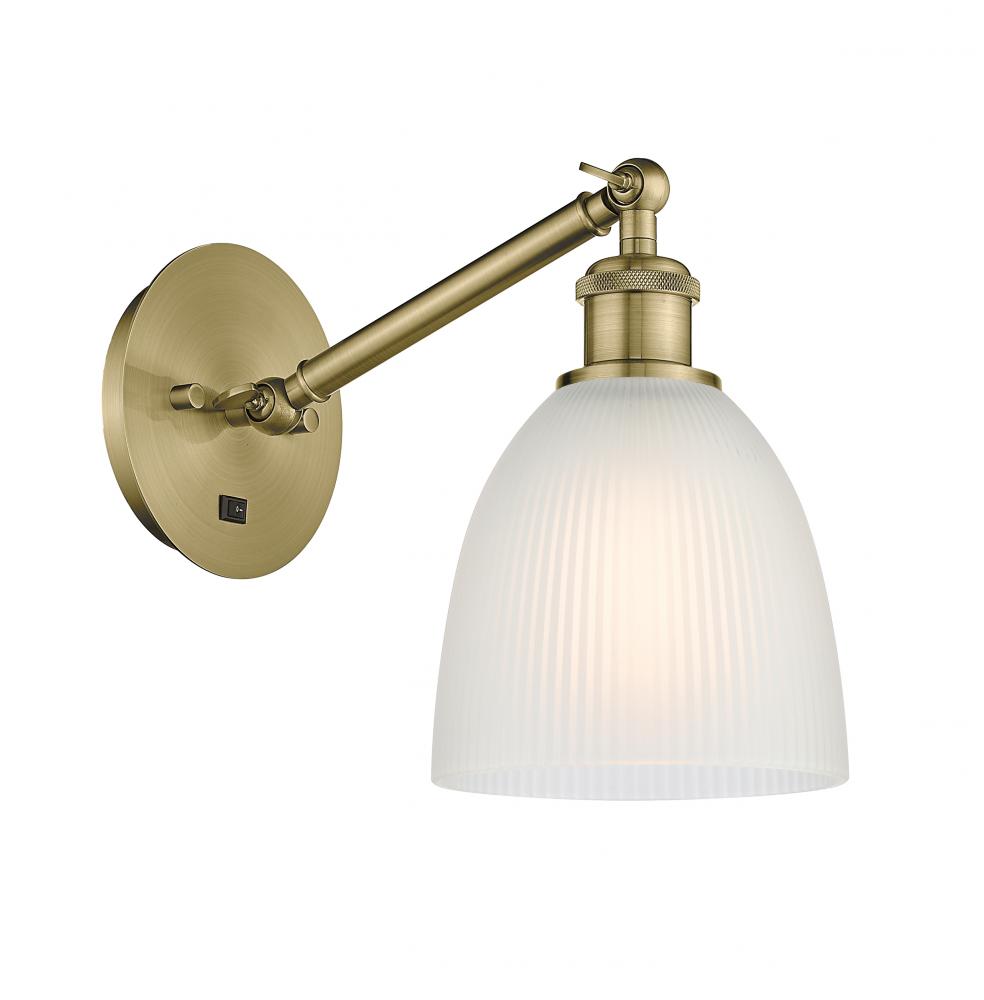 Castile - 1 Light - 6 inch - Satin Gold - Sconce