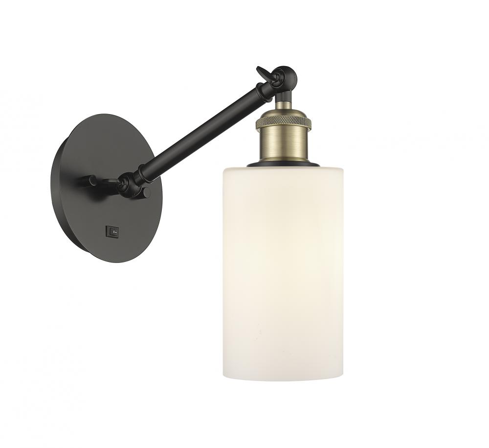 Clymer - 1 Light - 4 inch - Black Antique Brass - Adjustable Sconce