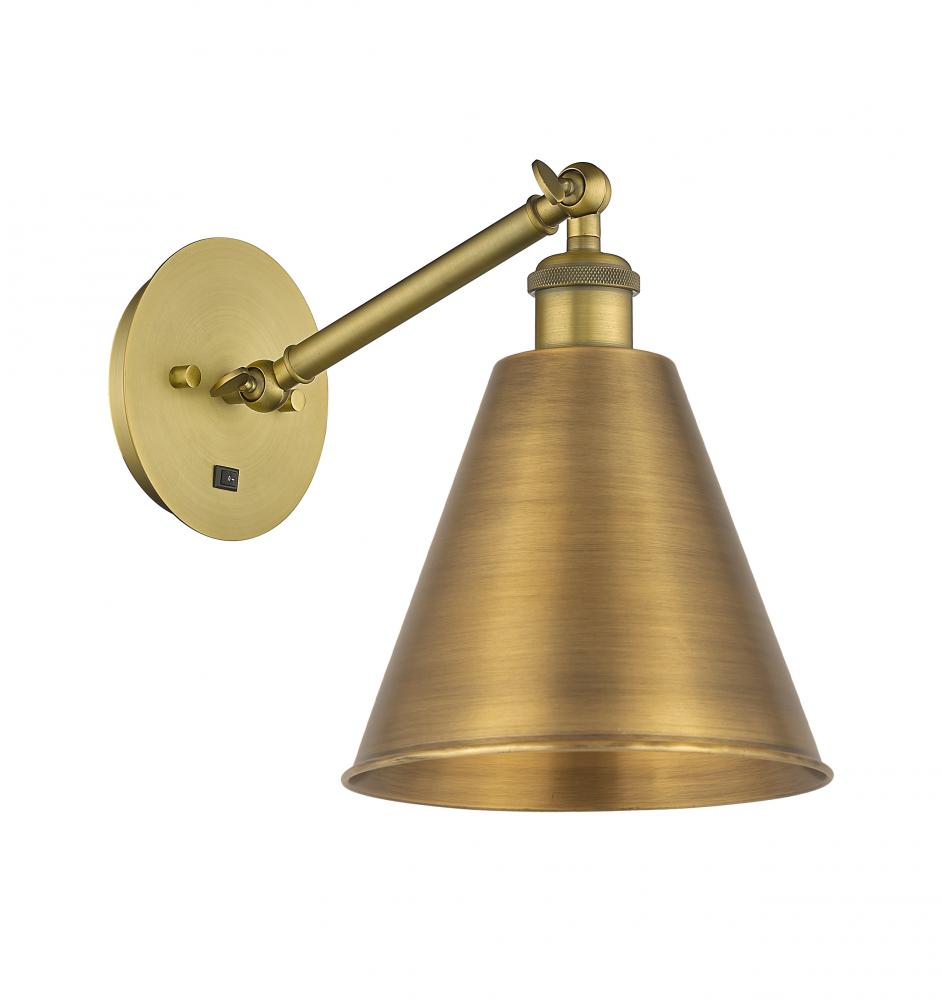 Berkshire - 1 Light - 8 inch - Brushed Brass - Sconce