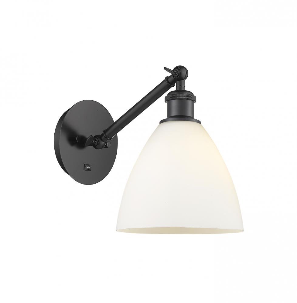 Bristol - 1 Light - 8 inch - Matte Black - Sconce