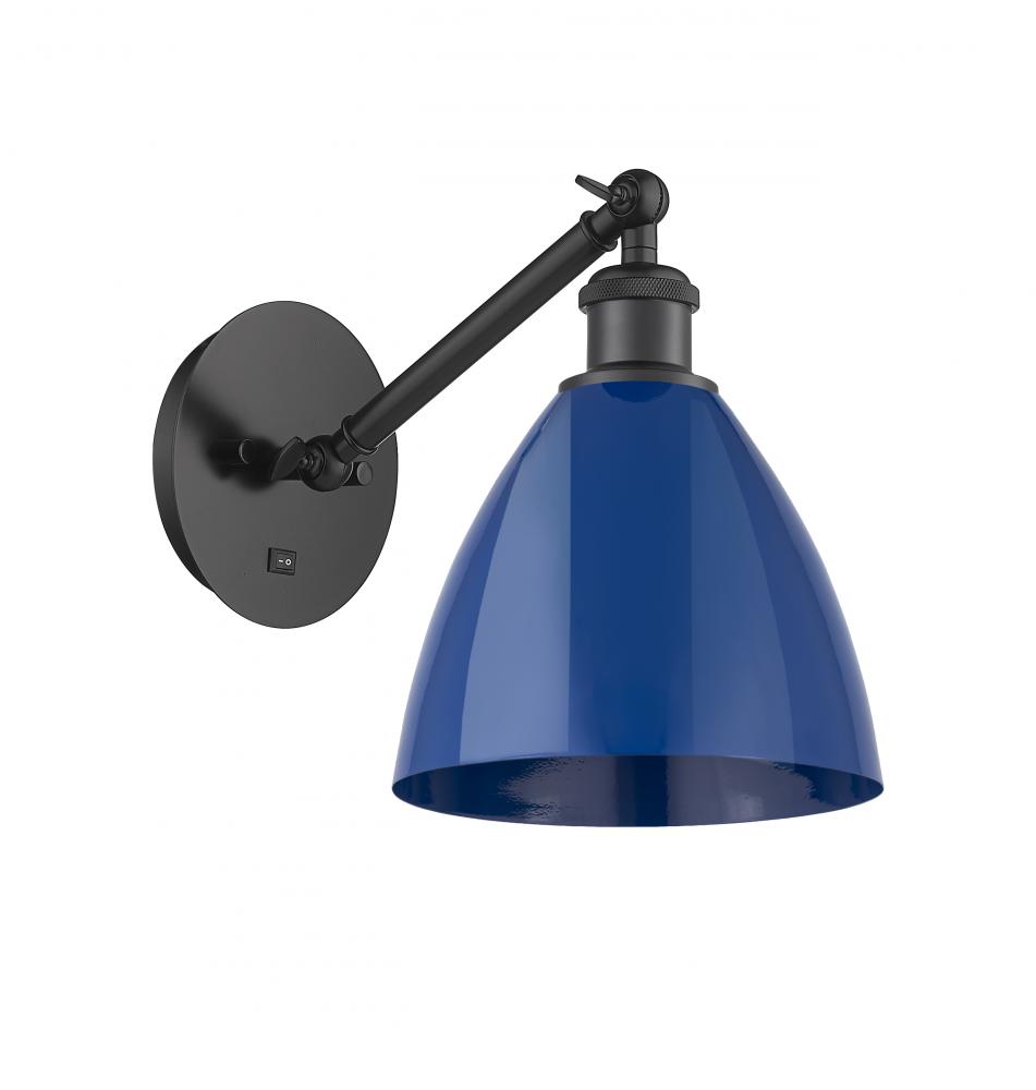 Plymouth - 1 Light - 8 inch - Matte Black - Adjustable Sconce
