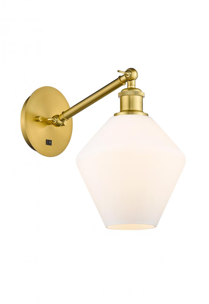 Cindyrella - 1 Light - 8 inch - Satin Gold - Adjustable Sconce