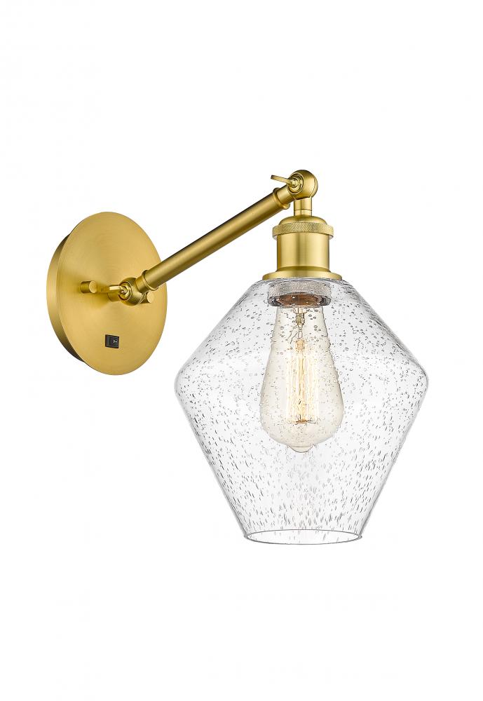 Cindyrella - 1 Light - 8 inch - Satin Gold - Adjustable Sconce