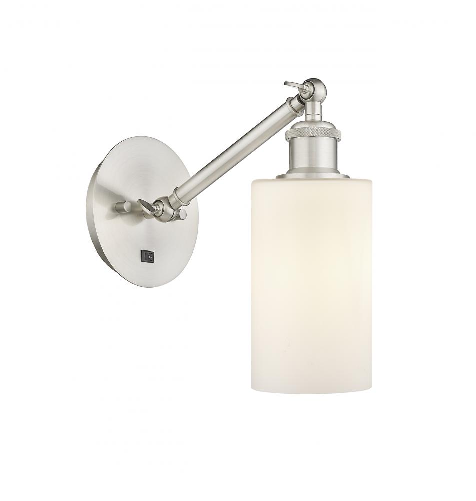 Clymer - 1 Light - 4 inch - Brushed Satin Nickel - Sconce