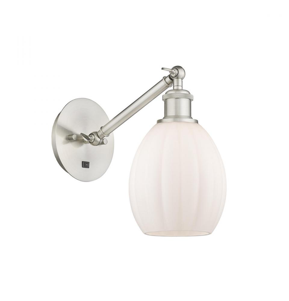 Eaton - 1 Light - 6 inch - Brushed Satin Nickel - Sconce