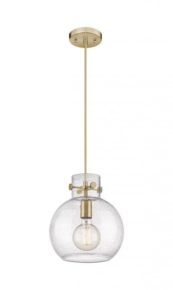 Newton Sphere - 1 Light - 10 inch - Champagne Bronze - Cord hung - Mini Pendant