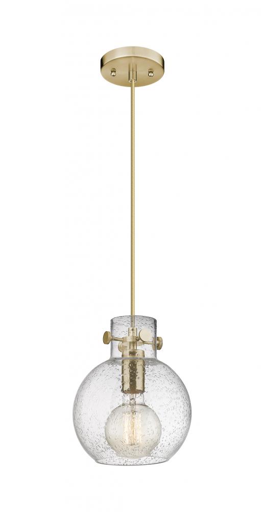 Newton Sphere - 1 Light - 8 inch - Chanpagne Bronze - Cord hung - Mini Pendant