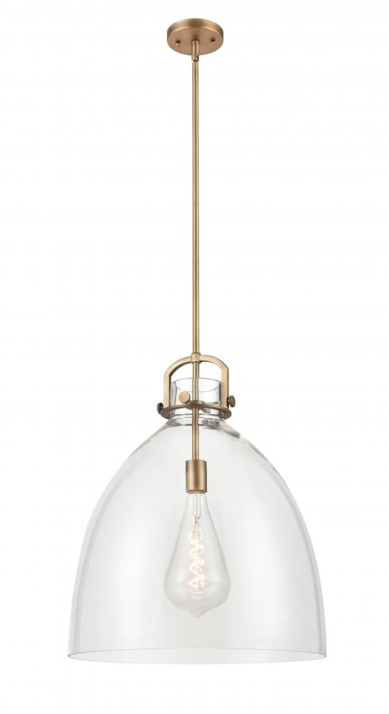 Newton Bell - 1 Light - 18 inch - Brushed Brass - Multi Pendant