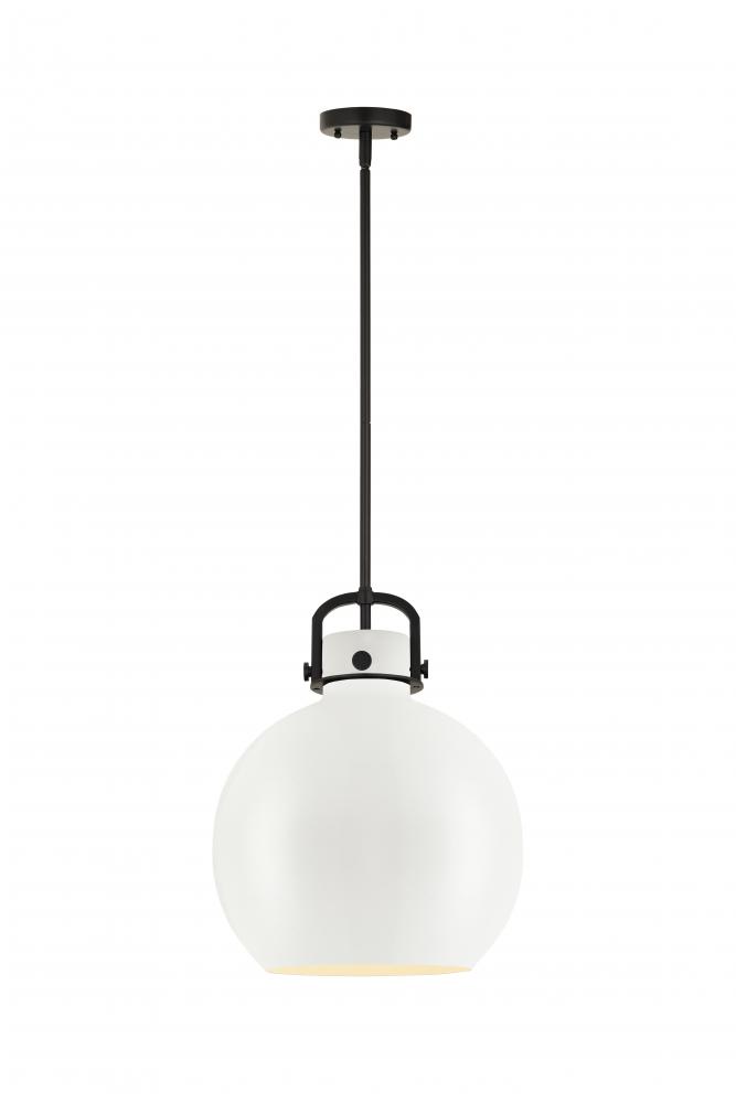 Newton Sphere - 1 Light - 14 inch - Polished Nickel - Pendant