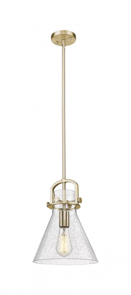 Newton Cone - 1 Light - 10 inch - Champagne Bronze - Mini Pendant