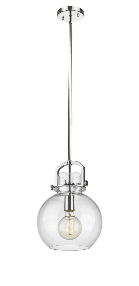 Newton Sphere - 1 Light - 10 inch - Polished Nickel - Mini Pendant