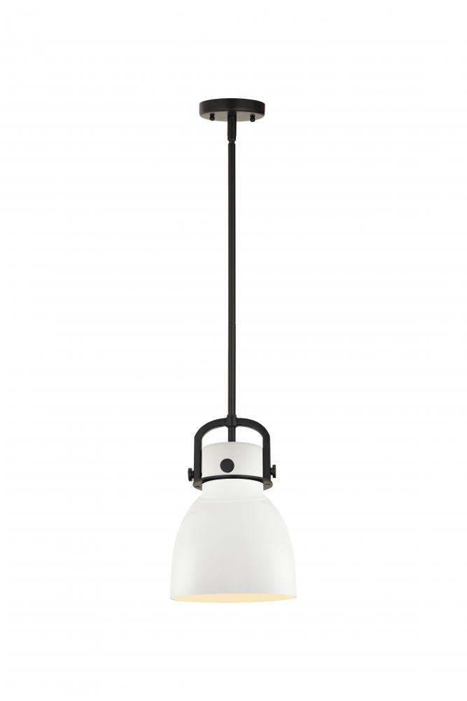 Newton Sphere - 1 Light - 8 inch - Matte Black - Multi Pendant