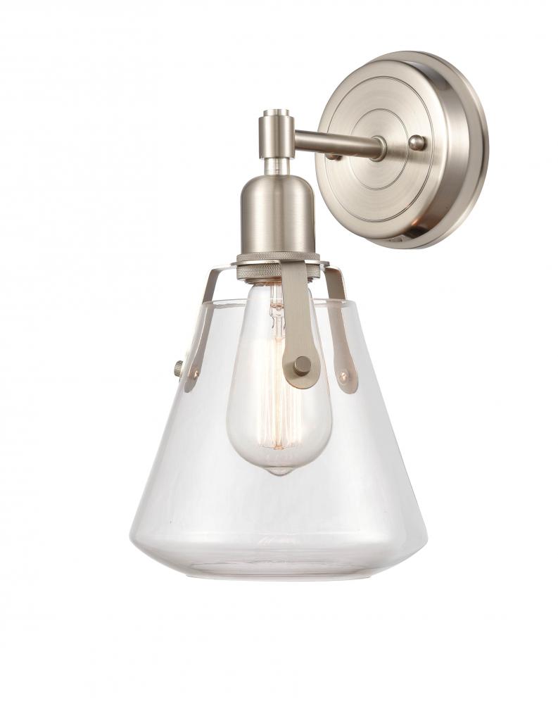 Luna - 1 Light - 7 inch - Satin Nickel - Bath Vanity Light